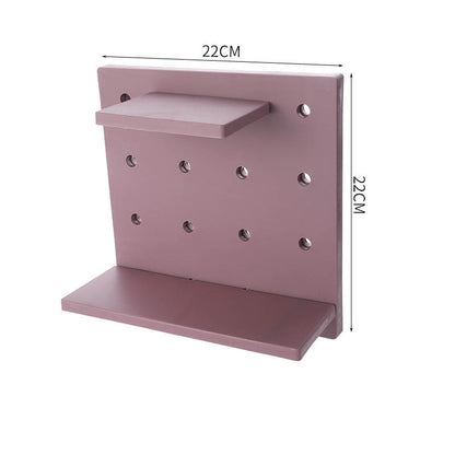 Household Plastic Hole Board Wall Shelves