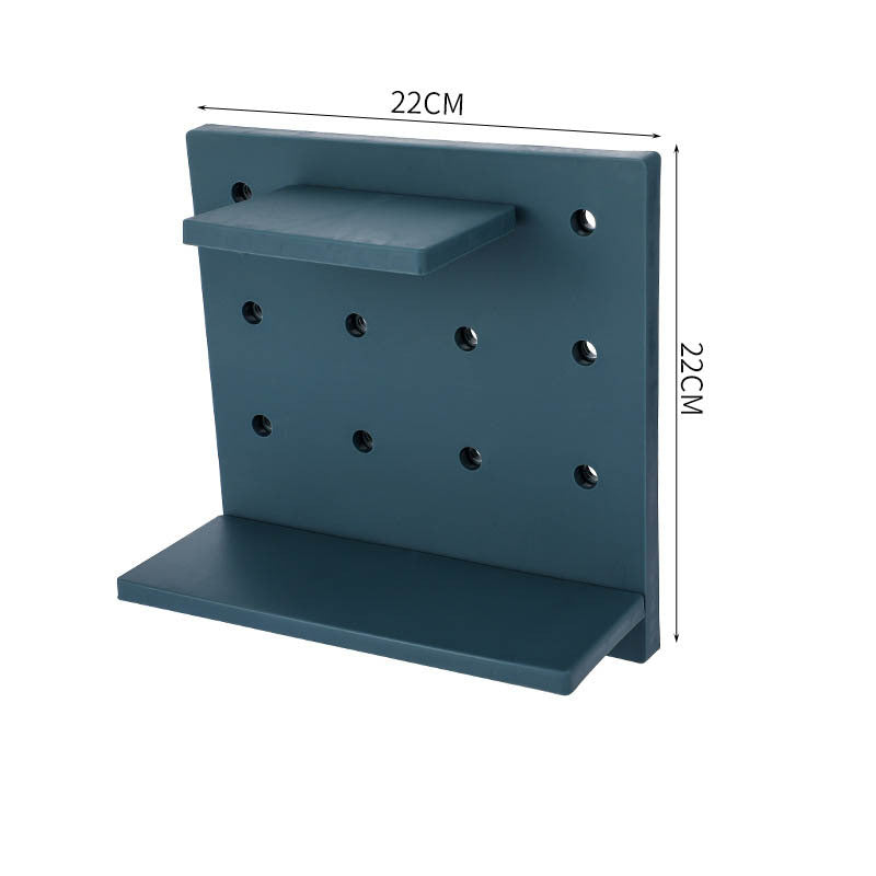 Household Plastic Hole Board Wall Shelves