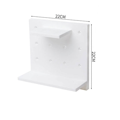 Household Plastic Hole Board Wall Shelves