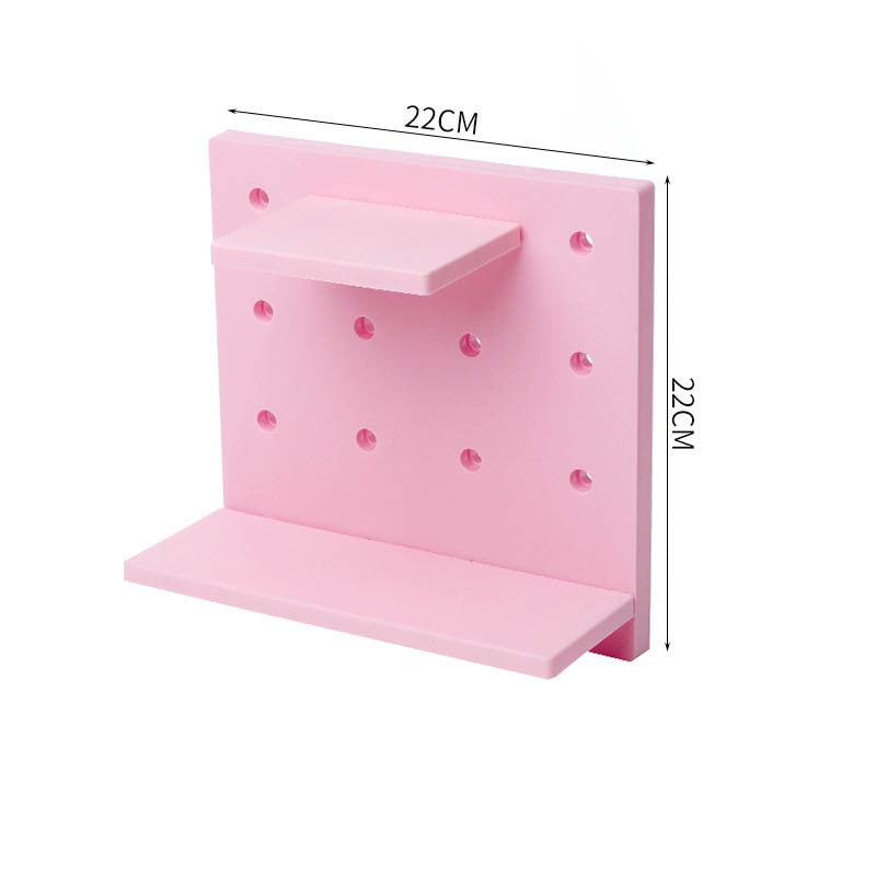 Household Plastic Hole Board Wall Shelves