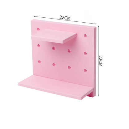 Household Plastic Hole Board Wall Shelves