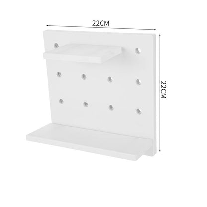 Household Plastic Hole Board Wall Shelves