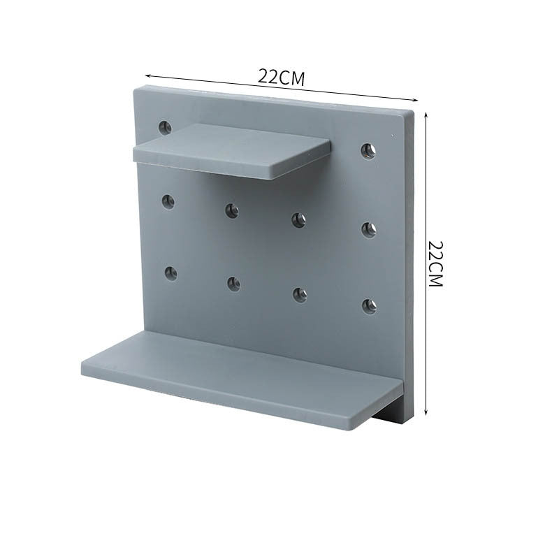 Household Plastic Hole Board Wall Shelves