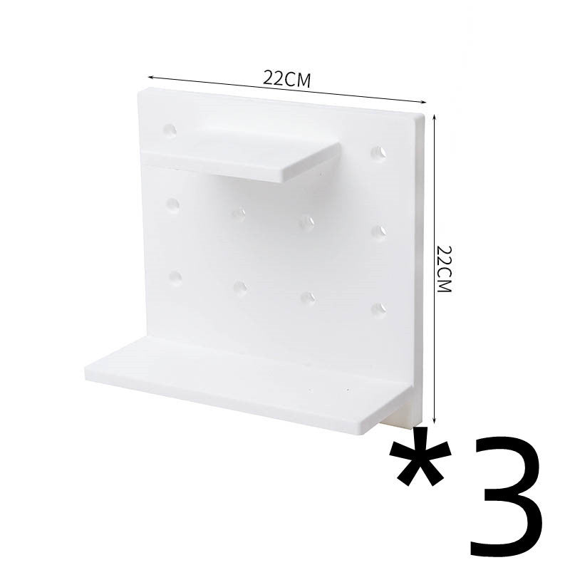 Household Plastic Hole Board Wall Shelves