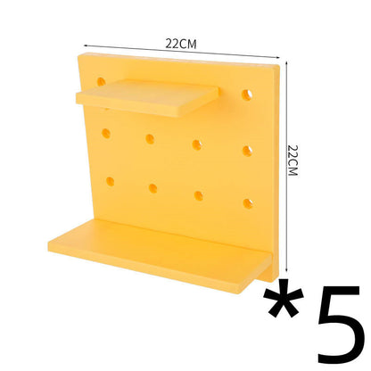 Household Plastic Hole Board Wall Shelves