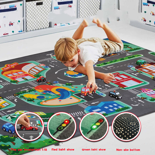 LED Lighter Rode Rugs For Kid