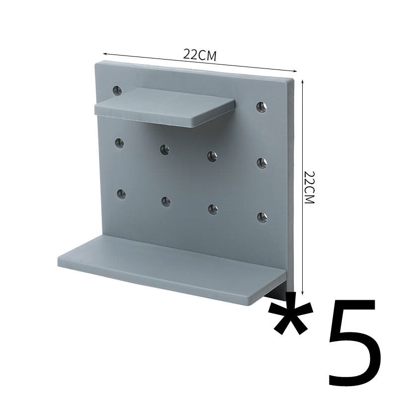 Household Plastic Hole Board Wall Shelves