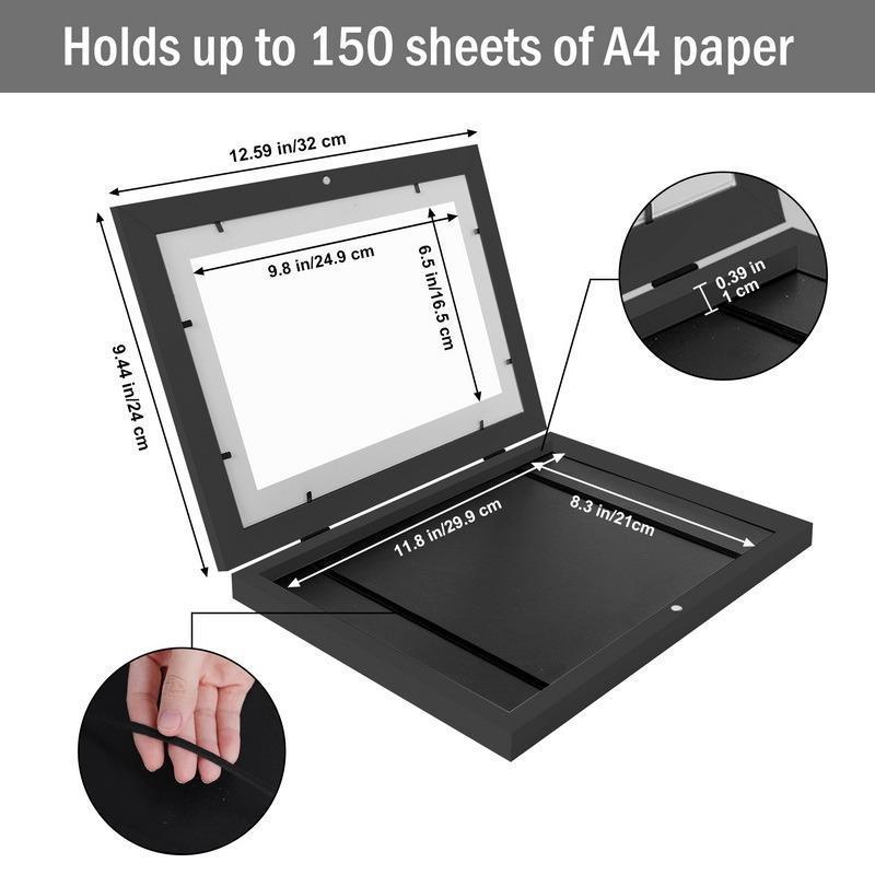 Children Art Frames A4 Magnetic Front Changeable