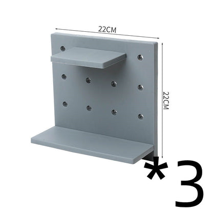 Household Plastic Hole Board Wall Shelves